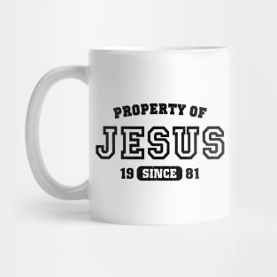 Property of Jesus since 1981 Mug